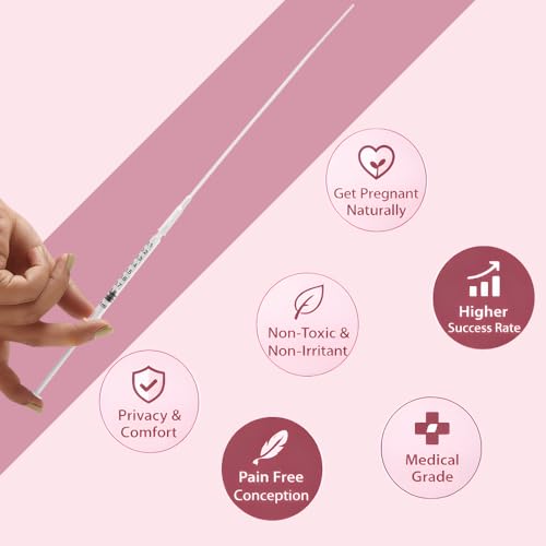 Image of B-Arm Self Insemination Kit for Women-17cm| IVI Kit with 5 Dispenser, 5 Tube Applicator & 2 Collection Cups| Supports Natural Pregnancy| At-Home Insemination Kit| Baby Conceive Kit for Couples(Pack of 5)