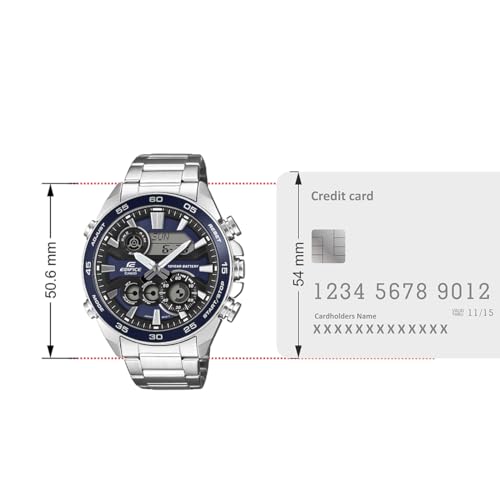 Image of Casio Edifice ERA-130D-2ADF Analog-Digital Blue Watch Men (ED713)