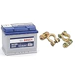 bosch 60ah 680a Produkt 1: Schaltung 0 Bosch S4005 Autobatterie Starter 60Ah 12V 540A & HP-Autozubehör 20221 Batterie-Polklemmen Set