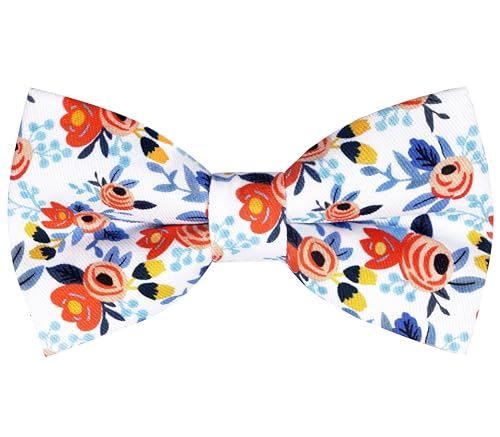 Image of Colorful Fun Pattern Pre-Tied Bow Tie Mens Floral Space Adjustable Bowtie