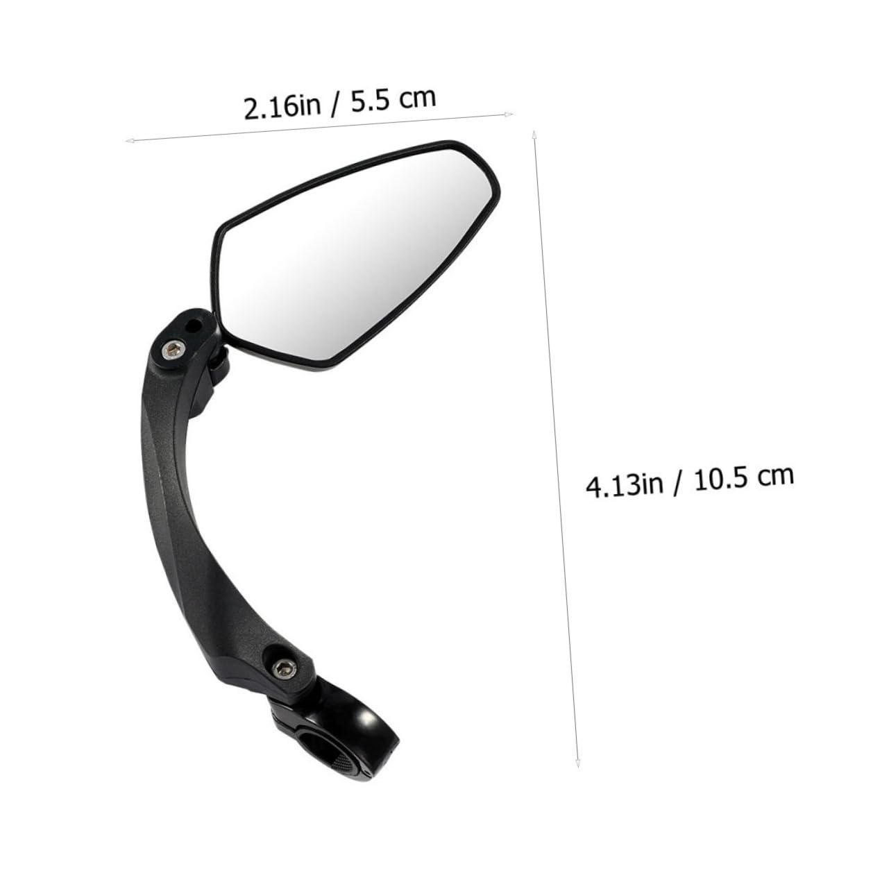Abaodam 2pièces Rétroviseur De Vélo Rotatif Pour Guidon Miroir Réfléchissant Pratique Et Léger Pour Cyclisme Accessoires De Sécurité Pour Vélos Électriques Et Montagnards
