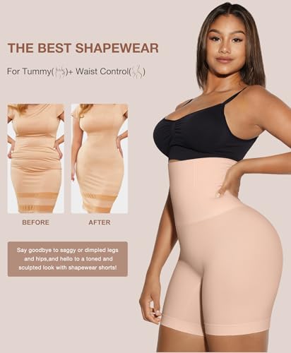 Lover-Beauty Women's Shapewear Shorts Tummy Control Shapewear Underwear Butt Lifting Shorts for Under Dresses4