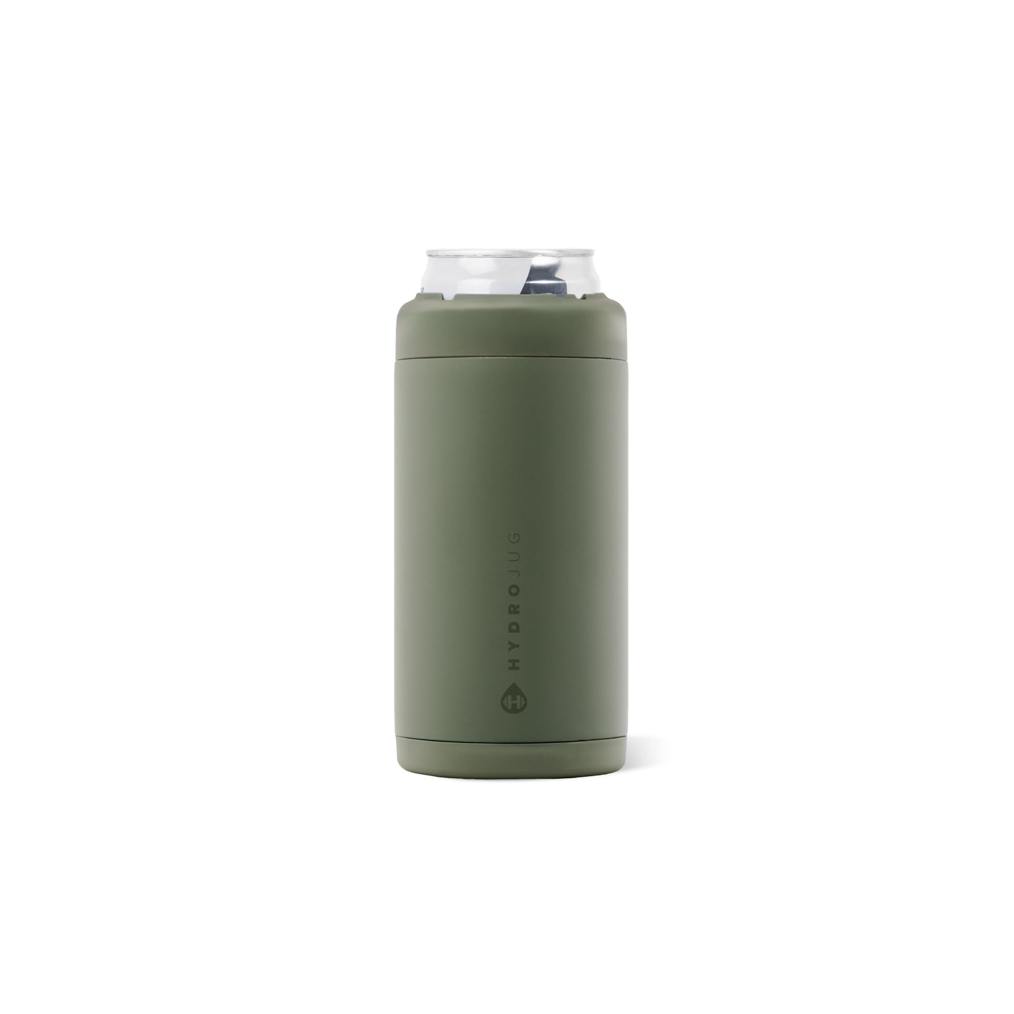 HydroJug Tall Can Cooler 16 oz, Stainless Steel Can Holder, Courtyard