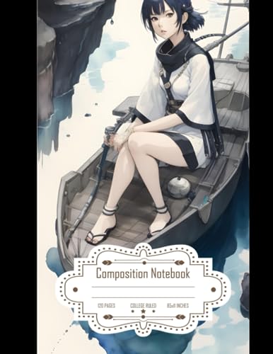 Composition Notebook College Ruled: Arti Modern Anime, 120 Pages image 2