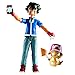 TOMY USA Pokemon 20th Anniversary Pikachu & Ash Figure Limited Edition