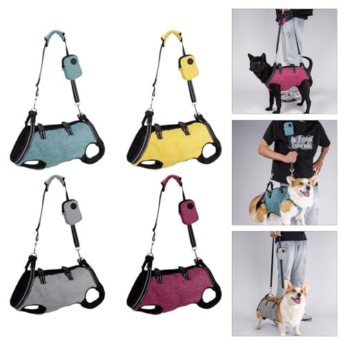 Arnés de elevación para perros mayores con absorción de impactos y soporte ortopédico 4