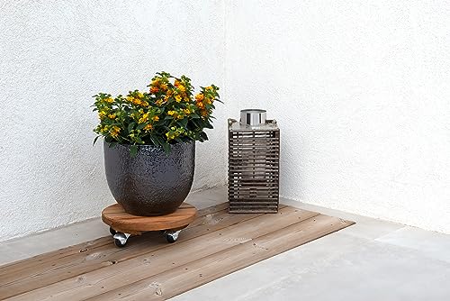Louis Moulin Base 4 Wheels, Wood, 30 x 30 x 8.5 cm, 8500, 30x30x8.5 cm - Image 2