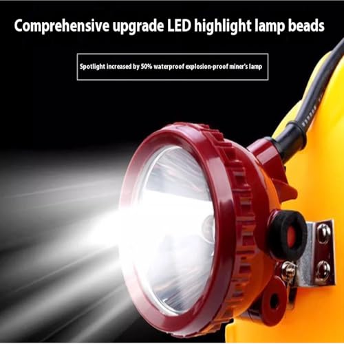 Linterna frontal LED recargable impermeable con batería de larga duración para casco 4