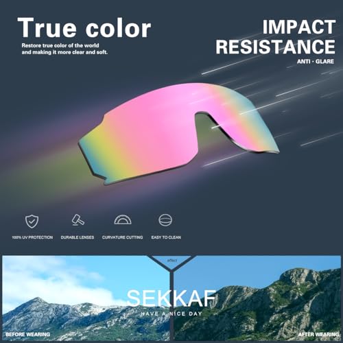 Image of SEKKAF Kids Sunglasses Youth Baseball Sunglasses for Boys Girls Softball Sports Sun Glasses UV Protection