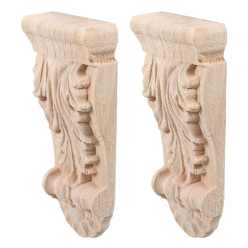 Ménsulas de Madera Tallada para Decoración de Salones Clásicos