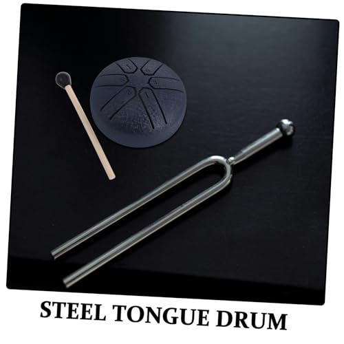 Mini Steel Tongue Drum portátil de 6 notas color azul miniatura 3