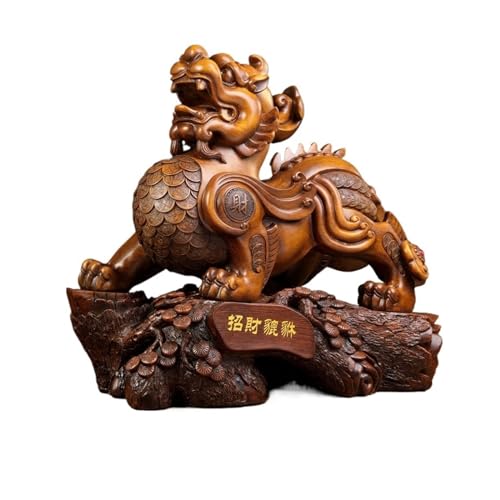 Statue Feng Shui zen de grande taille L pour la richesse, la chance et la décoration intérieure