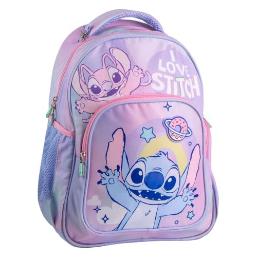Sac à dos Stitch pour enfants moyen modèle avec bretelles rembourrées