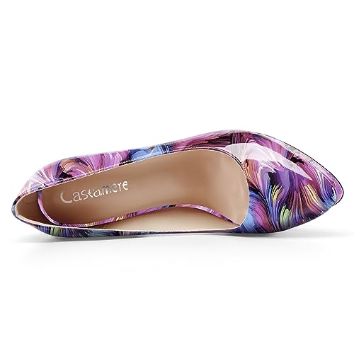 Image of Castamere Womens High Heels Platform Pumps Slip-on Stilettos 12CM Heel Office Dress Shoes