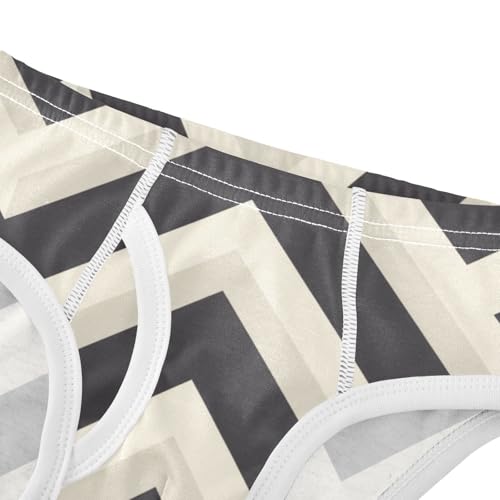 KLL Black and White Stripes Toddler Boy Soft Nighttime Underwear Breathable Children Undies4
