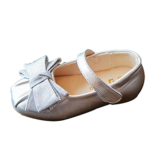 Stunner Girls Bow Mary Jane Flats Wedding Party Dress Shoes(Toddler/Little Kids/Big Kids)