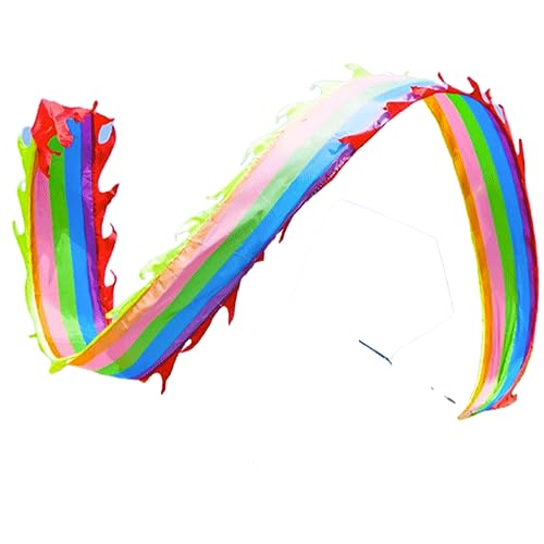 Ruban de gymnastique rythmique arc-en-ciel pour des trajectoires fluides - 2