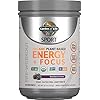 Garden of Life Sport Organic Plant Based Energy + Focus Clean Pre Workout Powder, with 85mg Caffeine, Natural No Booster, B12, Vegan, Gluten Free, Non-GMO, Blackberry, 15.3 Oz
