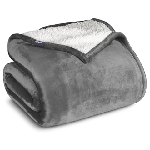 Bare Home Sherpa Fleece Blanket Cover