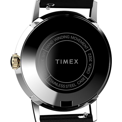 TIMEX Leather Men Silver-Tone Mechanical Dial Analog Watch- Tw2V44700U9 - Image 4