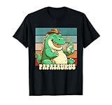 papasaurus divertente e cool festa del papà migliore t-rex papa maglietta
