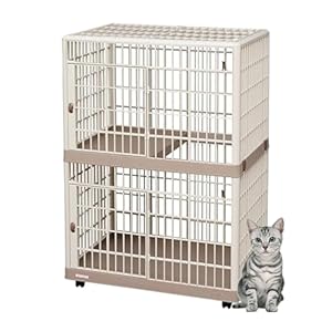 アイリスオーヤマ 猫用2段ゲージ プラケージ 9,999円送料無料！【子犬にも】