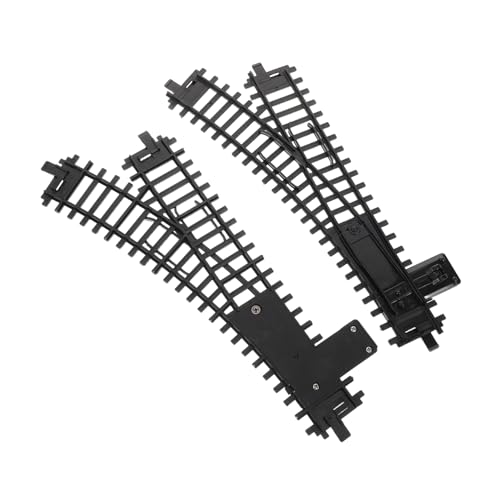 BESPORTBLE 2Pcs Flexible Train Track Accessories for Creative Railway Track Model Enhances Imagination and Hand Eye Coordination Compact Design for Track Play