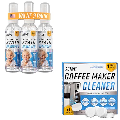 ACTIVE Messy Kids Stain Remover and Coffee Maker Cleaner -
