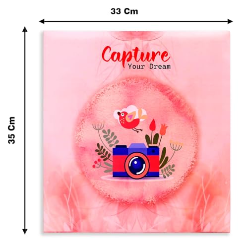 Image of Sehaz Artworks Auto Stick Album for Photos | Album for Photos Collection | Self Adhesive Photo Album Book for Photos Collection - 20 Sheets