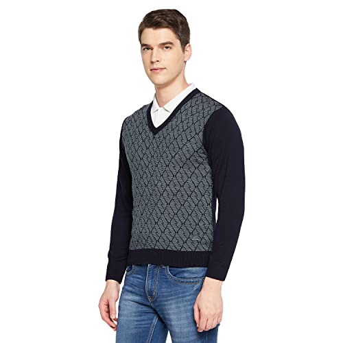 Image of Duke Men's Acrylic Blend Casual Sweater