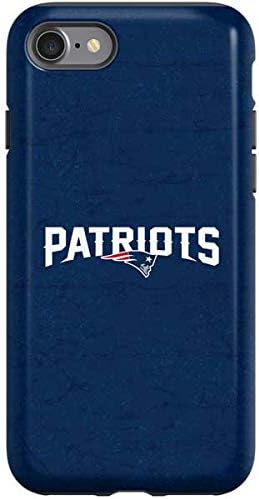 Skinit Pro Phone Case Compatible with iPhone SE (2nd & 3rd Gen) - Officially Licensed NFL New England Patriots Distressed Design