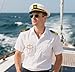 6PCS Men's Yacht Captain Sailor Costume Adult Shirt Hat Accessories Set Party Cosplay XX-Large White