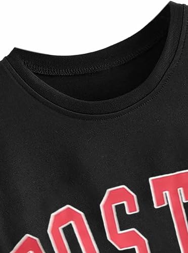 Avanova Women Graphic Oversized Ripped Boxy Tee Shirt Distressed Short Sleeve Crop Top3