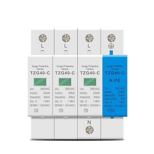 Parasurtenseur AC SPD 3P+NPE pour protéger les appareils de la maison