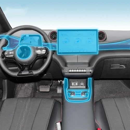 Film de protection TPU pour BYD Dolphin 2022-2024 - Console centrale et GPS transparent PPF
