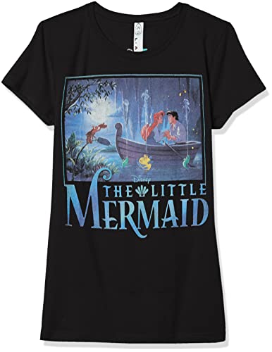 Disney, Big Princesses Little Mermaid Title Girls Short Sleeve Tee Shirt