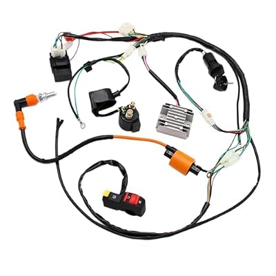 PRO BAT ATV Electric Wiring Harness Wire for Chinese Taotao Zongshen Loncin 150cc 200cc 250cc 4-Stroke Engine Pit Dirt Bike