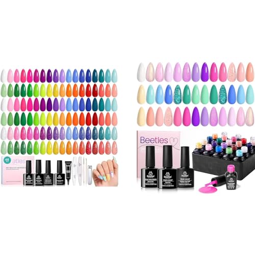 beetles Summer Gel Polish Set - 36 Colors Neon Gel
