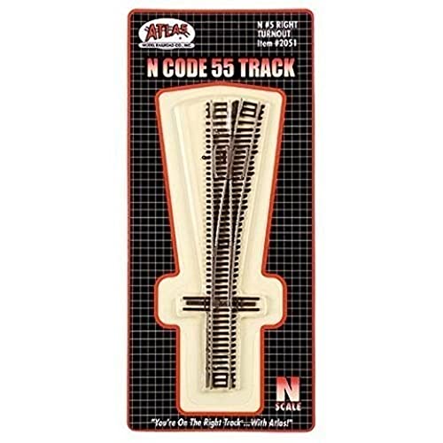 Atlas N Code 55 #5 Right-Hand Turnout