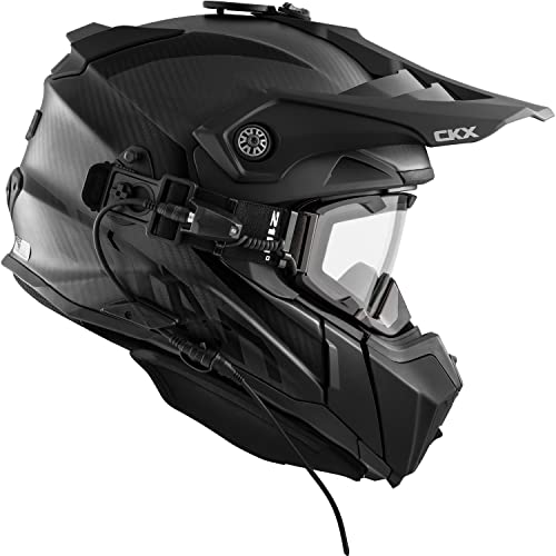 CKX - CKX Titan Original Winter Helmet with Electric 210 Goggles - Matte Carbon MD Part# 512603#