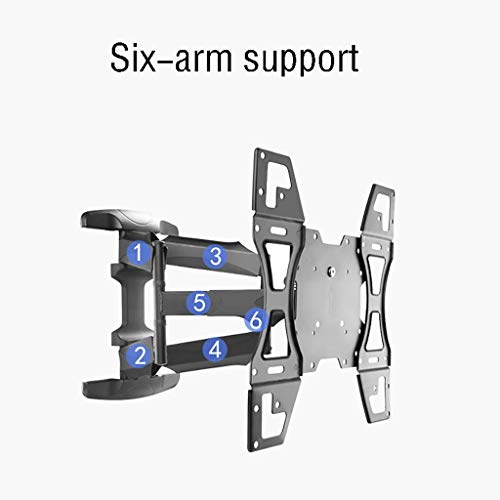Support mural TV inclinalble et orientable pour supprimer les reflets sur l'écran
