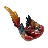 Chesapeake Bay 73011 Polyresin Parrot Design Wine Bottle Holder 9 X 5.75 X 6.5