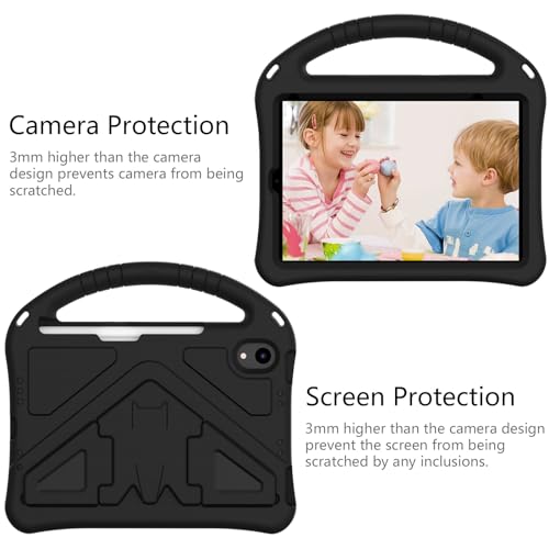 Coque iPad mini 7 2024 pour enfant en EVA rouge antichoc - 5