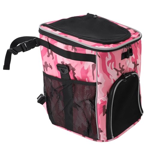 Mochila para Transportar Animais de Estimação, Cesta Espaçosa para Bicicletas para Cães, Versátil pa