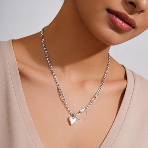 Image of Rubans Demi Fine Stainless Steel Pendant Chain Daily Gift for Women & Girls