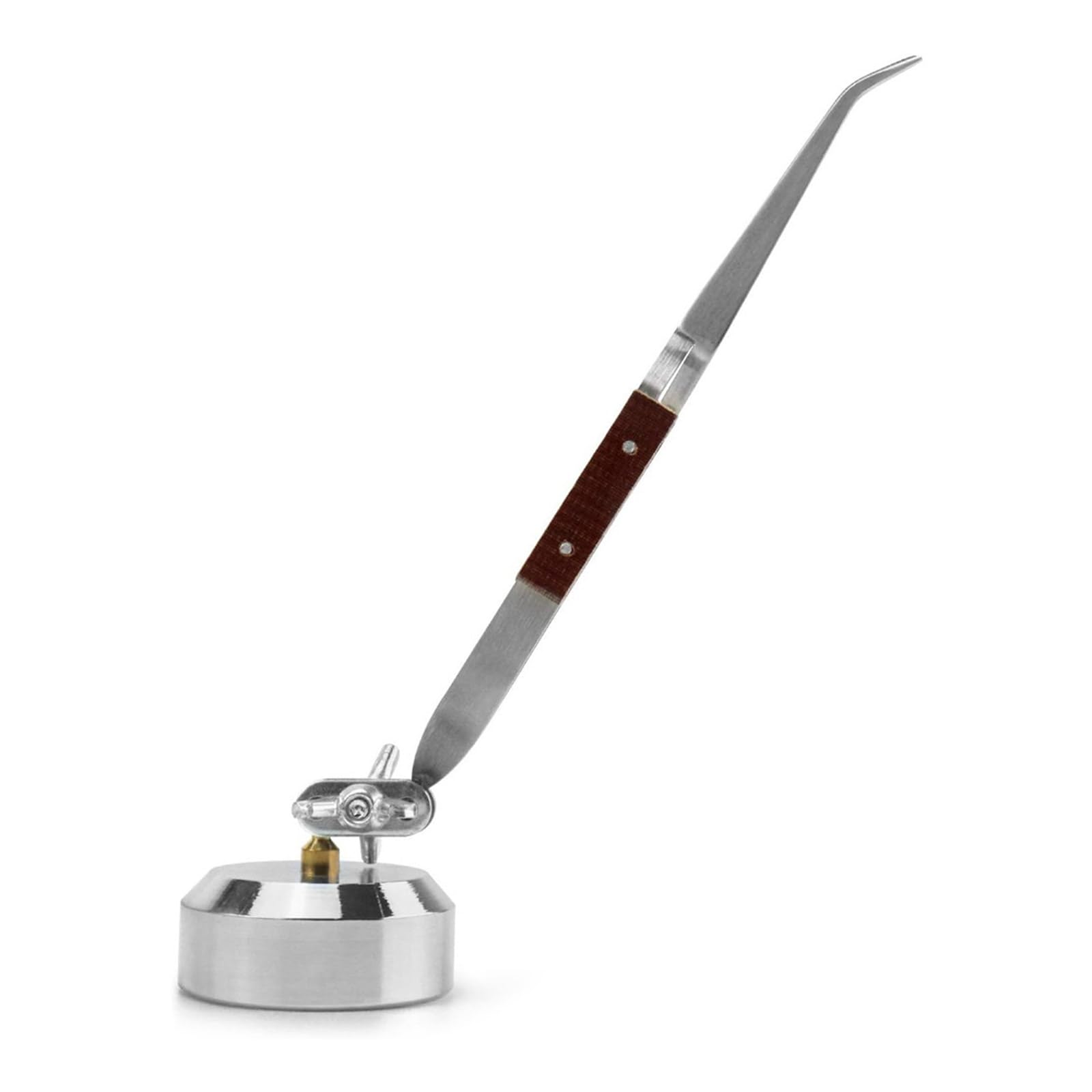 Cross Solder Tweezers 360° Rotatable Base Third Hand Tweezers Soldering with Base for Jewelry Repairing Cross Solder