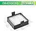 6 Pack A32VC04 Filter Compatible with Ryobi Hand Vacuum Filter P712 P713 P714K 18V Hand Vacuum，Replace 019484001007 533907001 Vacuum & Dust Collector Filters