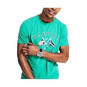 Nautica Men’s Sustainably Crafted Sailing Club Graphic T-Shirt