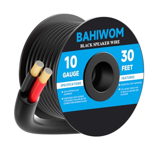 Cable de altavoz de calibre 10 CL3 de alta resistencia para empotrar y exteriores
