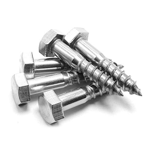 Vis taraudeuses M6 en acier inoxydable inoxydable tête hexagonale haute résistance